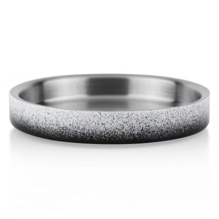 Low Double Wall Ombre Feeding Bowl