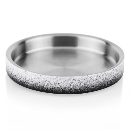 Low Double Wall Ombre Feeding Bowl