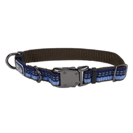 K9 Explorer Reflective Adjustable Dog Collar Blue