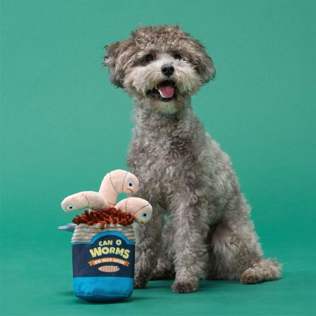 Live Bait Bites Dog Toy