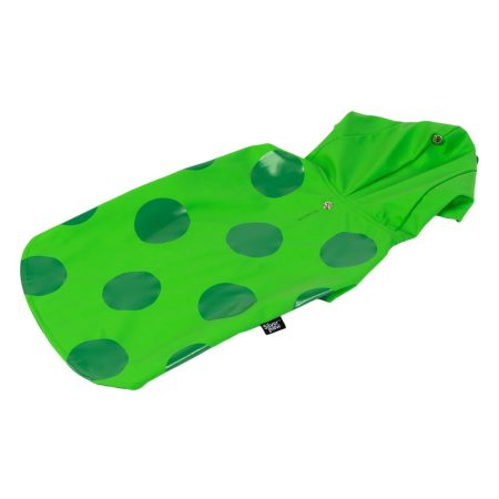 Frog Print Green Raincoat