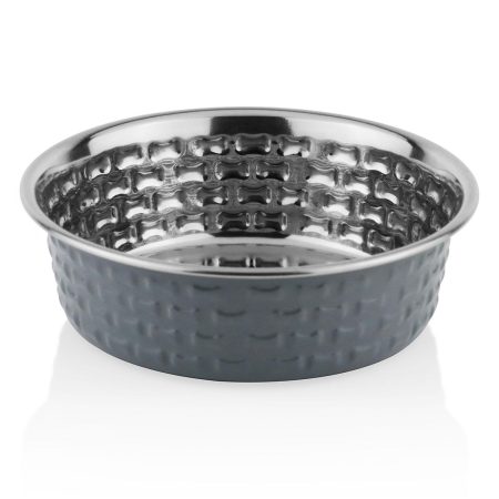 Charcoal Grey Stainless Steel Bowl