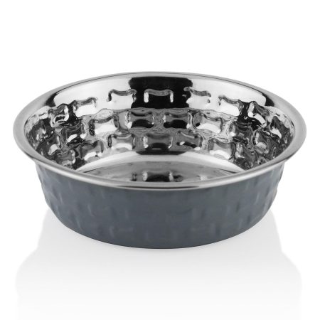 Charcoal Grey Stainless Steel Bowl