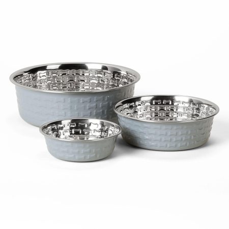 Charcoal Grey Stainless Steel Bowl