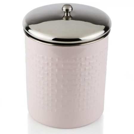 Rose Pink Stainless Treat Jar