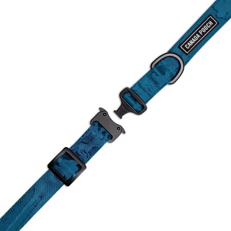 Utility Blue Camo Dog Collar