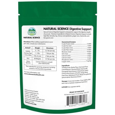 Natural Science Digestive Support Supplement for Small Animals