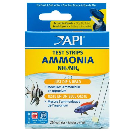 Ammonia Test Strips for Freshwater and Saltwater Aquariums