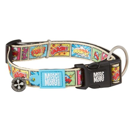 SMART ID Comic Dog Collar