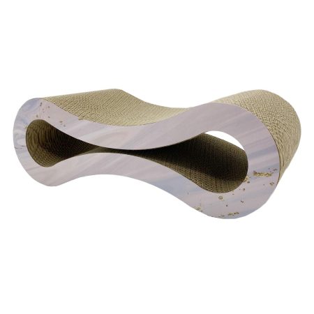 Marble Infinity Cat Scratcher