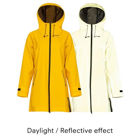 Visibility Yellow Raincoat for Humans