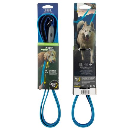 NiteDog Rechargeable LED Blue Dog Leash