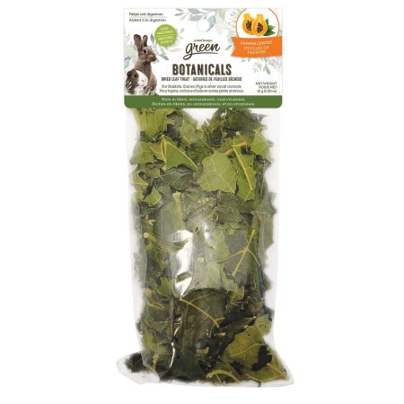 Botanicals Dried Papaya Leaf Small Animal Treats