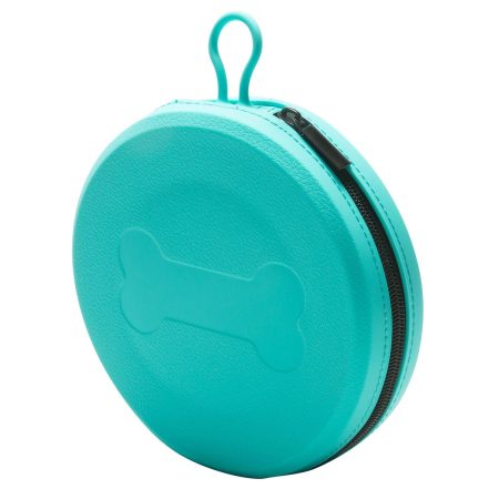 Collapsible Blue Pet Travel Bowls