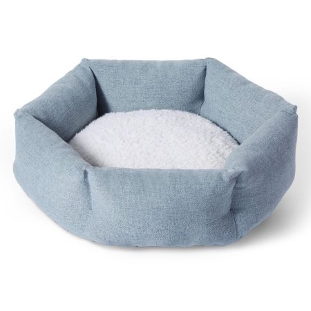 Hexagon Blue Cuddler Bed