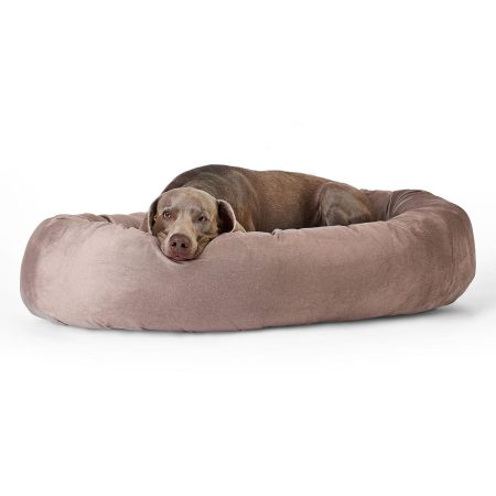 Orthopedic Donut Cuddler Tan Bed