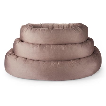 Orthopedic Donut Cuddler Tan Bed