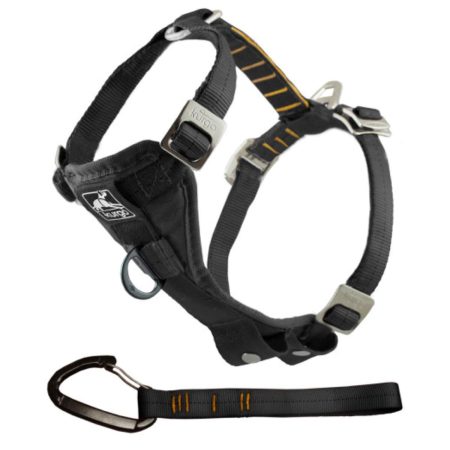 Enhanced Strength Tru-Fit Smart Black Dog Harness