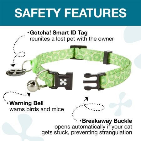 Smart ID Kiwi Cat Collar