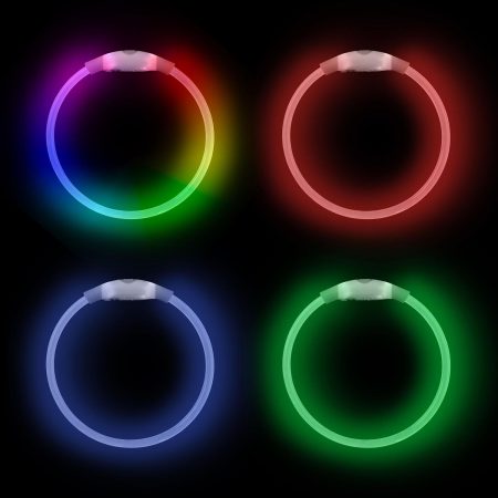 NiteMeow LED Safety Disc-O Select Necklace