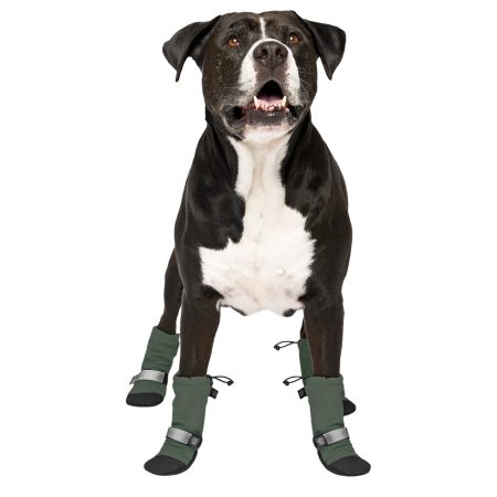 Soft Shield Army Green Dog Boots