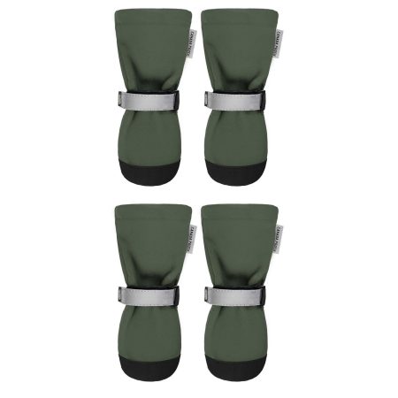 Soft Shield Army Green Dog Boots