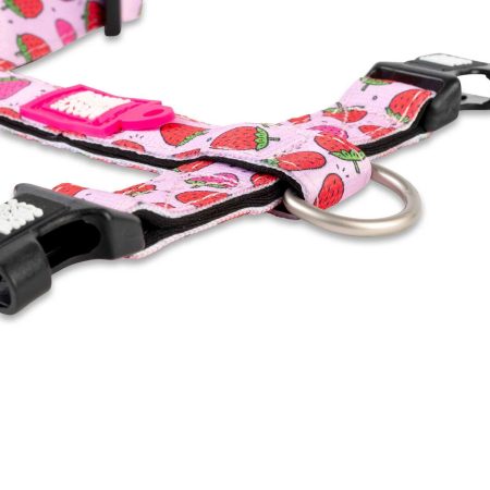 Neoprene Strawberry Dog H-Harness