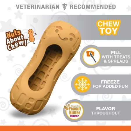 Strong Chew Peanut Butter Flavour Dog Toy