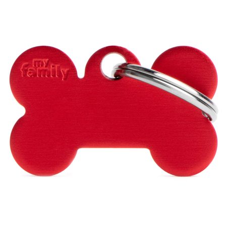 Aluminum Red Bone ID Tag