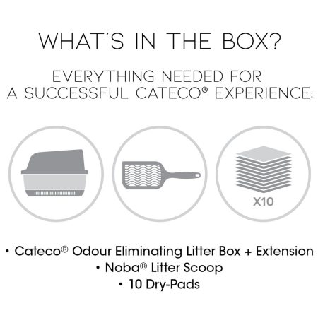 Cateco Odour Eliminating Litter Box