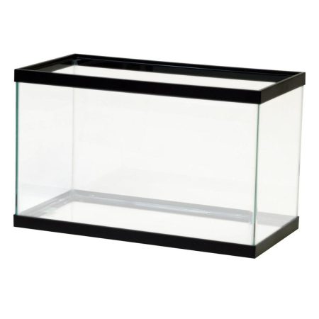 Standard Glass Rectangle Silicone Black Aquarium