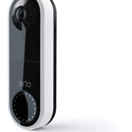 Arlo Wifi Video Camera Doorbell, Black