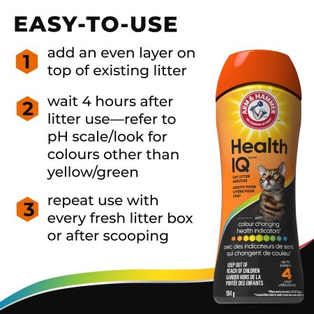 Arm & Hammer Health IQ™ Cat Litter Topper with Colour Changing Health Indicators, 184-g