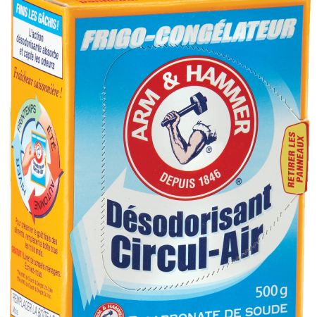 Arm & Hammer Fridge Freezer Flo-Thru Deodorizer Baking Soda, 500-g