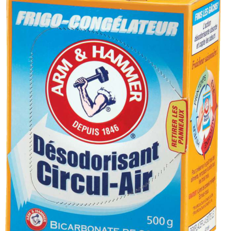 Arm & Hammer Fridge Freezer Flo-Thru Deodorizer Baking Soda, 500-g