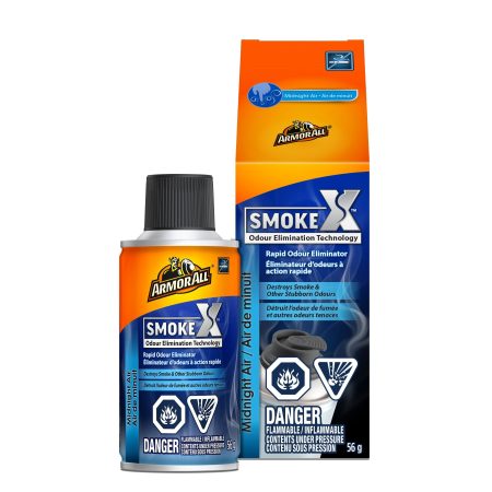 Armor All SmokeX Rapid Car Odour Eliminator Spray, Midnight Air Scent, 56-g