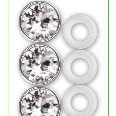 Auto Trends Diamond License Plate Fasteners