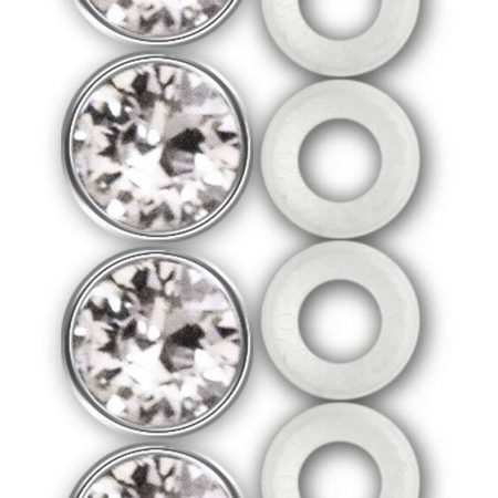 Auto Trends Diamond License Plate Fasteners