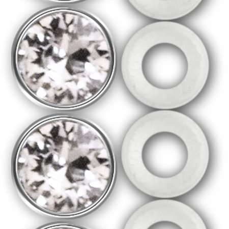 Auto Trends Diamond License Plate Fasteners