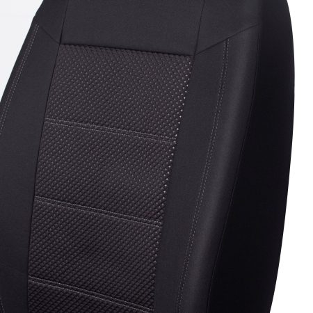 AutoTrends Embossed Car Seat Cover, Black, 2-pk