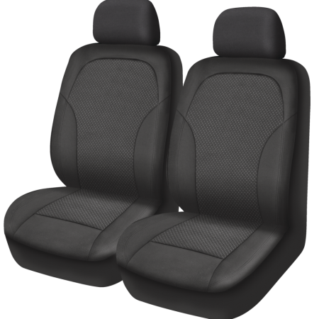 AutoTrends Jacquard Flex Fit Seat Cover, 2-pk