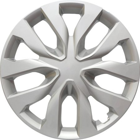 AutoTrends Shaft Wheel Cover, Silver, 17-in, 4-pk