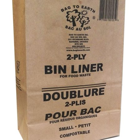 Bag to Earth Paper Liner Bags, Assorted Quantity, Assorted Sizes