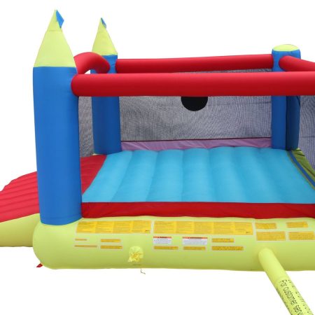 BANZAI Double Fun Outdoor Inflatable 2-in-1 Water Park & Bounce House Combo, Kids Ages 5+