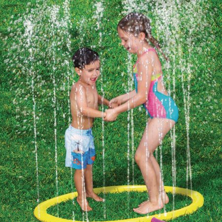 Banzai Splash ‘N Slide Sprinkler Park, Kids' Outdoor Summer Water Toy, Age 5+