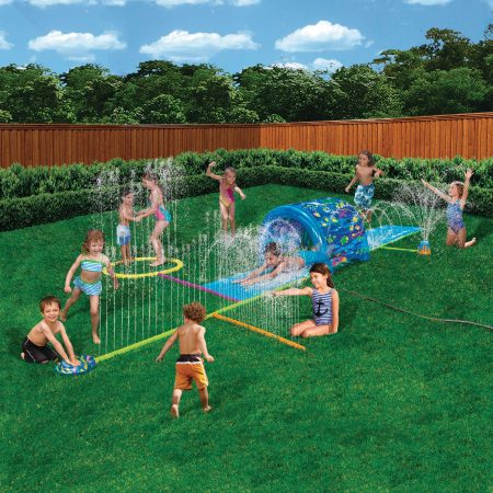 Banzai Splash ‘N Slide Sprinkler Park, Kids' Outdoor Summer Water Toy, Age 5+