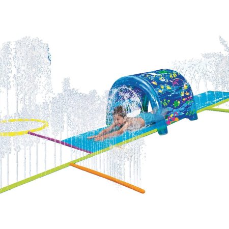 Banzai Splash ‘N Slide Sprinkler Park, Kids' Outdoor Summer Water Toy, Age 5+