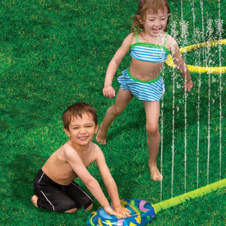 Banzai Splash ‘N Slide Sprinkler Park, Kids' Outdoor Summer Water Toy, Age 5+