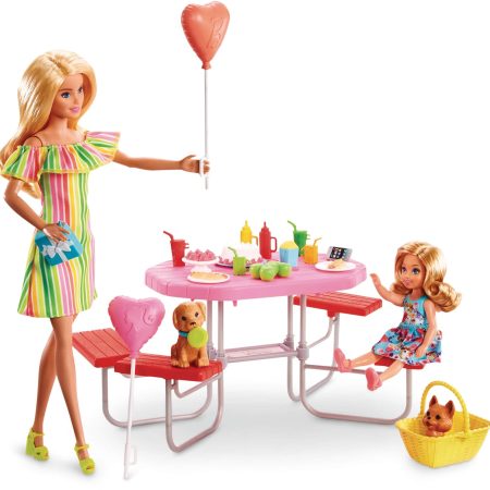 Barbie® Doll & Puppy Picnic Playset for Kids, Ages 3+