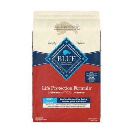 Blue Buffalo BLUE Life Protection Formula™ Large Breed Beef & Brown Rice Recipe Adult Dry Dog Food, 10-kg